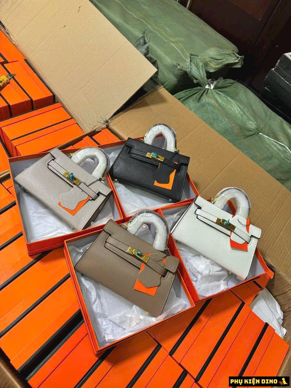 Túi Hermes Kelly Sang Trọng Trắng Kem Đen Nâu Size 19 4 Túi Hermes Kelly Sang Trọng Trắng Kem Đen Nâu