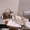 Túi Hermes Kelly Size 20 Trắng Nâu Đen 14 Túi Hermes Kelly White Brown