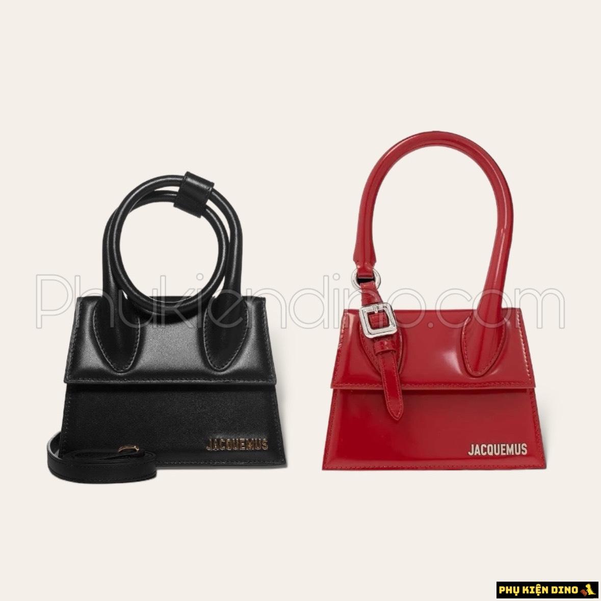 Túi Jacquemus Red Le Chiquito Moyen Boucle Size 18cm Đỏ Đen 1 Túi Jacquemus Red Le Chiquito Moyen Boucle Size 18cm Đỏ Đen