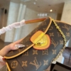 Túi Louis Vuitton LV Brown Monogram Beverly Pochette 2EC27AC340B0ACGS 18 Túi Louis Vuitton Brown Monogram Beverly