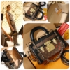 Túi Louis Vuitton Petite Malle V Monogram Coated M46309 9 Túi Louis Vuitton Petite Malle Họa Tiết Monogram Màu Nâu