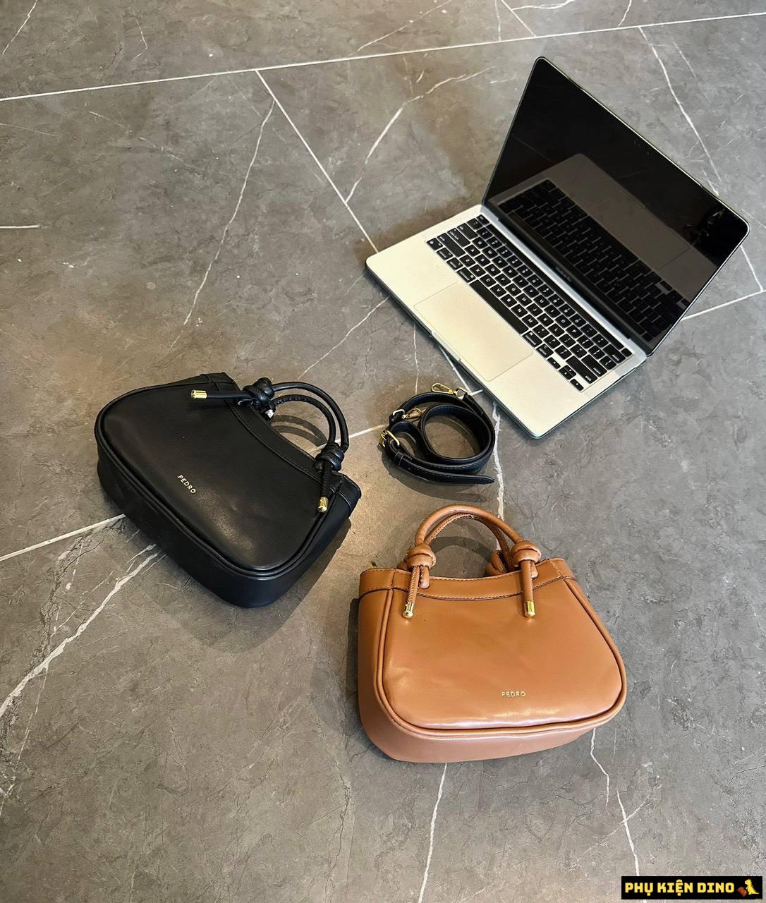 Túi Predo Dáng Bầu 3 Màu Trắng Đen Nâu Size 20 8 Túi Predo Dáng Bầu 3 Màu Đen Nâu Size 20