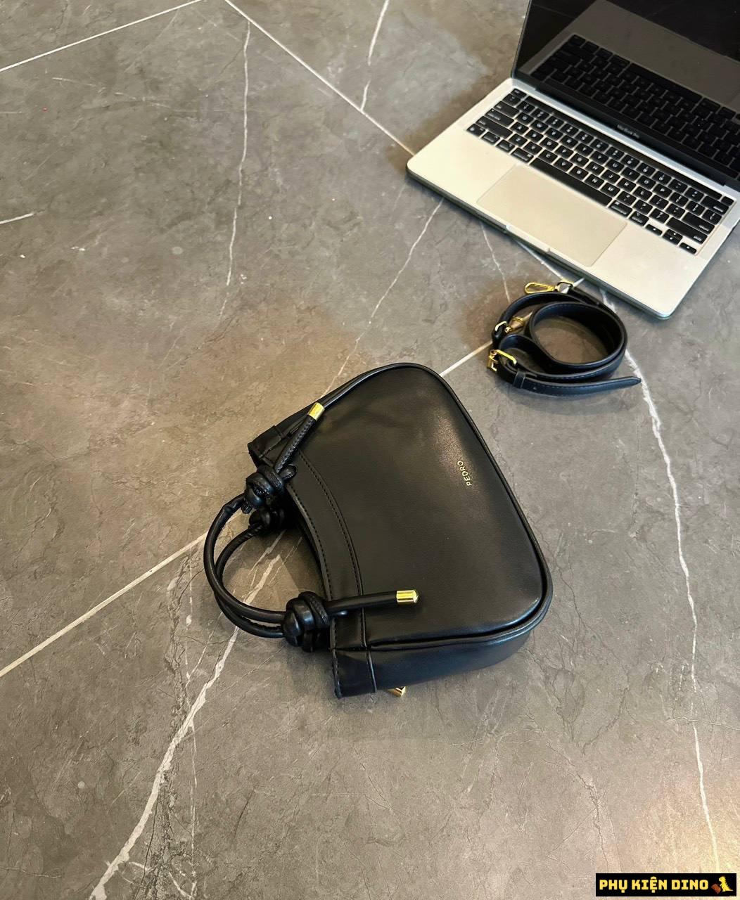 Túi Predo Dáng Bầu 3 Màu Trắng Đen Nâu Size 20 5 Túi Predo Hình Thang Màu Đen