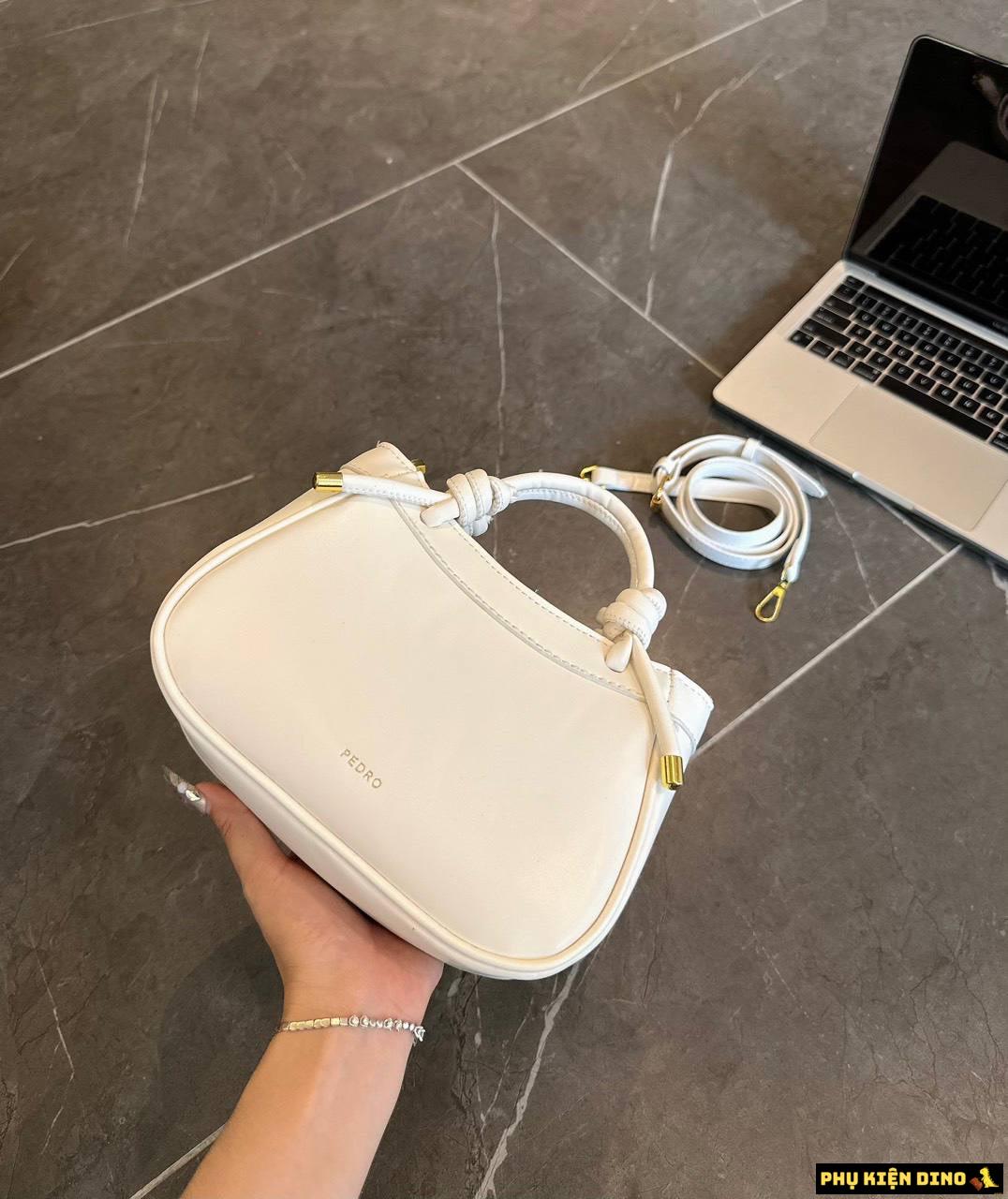 Túi Predo Dáng Bầu 3 Màu Trắng Đen Nâu Size 20 4 Túi Predo Hình Thang Màu Trắng