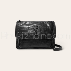 Túi Saint Laurent YSL Niki Baby Black Da Nhám Size 20