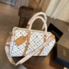 Túi Trống Louis Vuitton LV Monogram Vanilla Brown Size 50 M25233 10 Túi Trống Size to 50 Monogram Vanilla