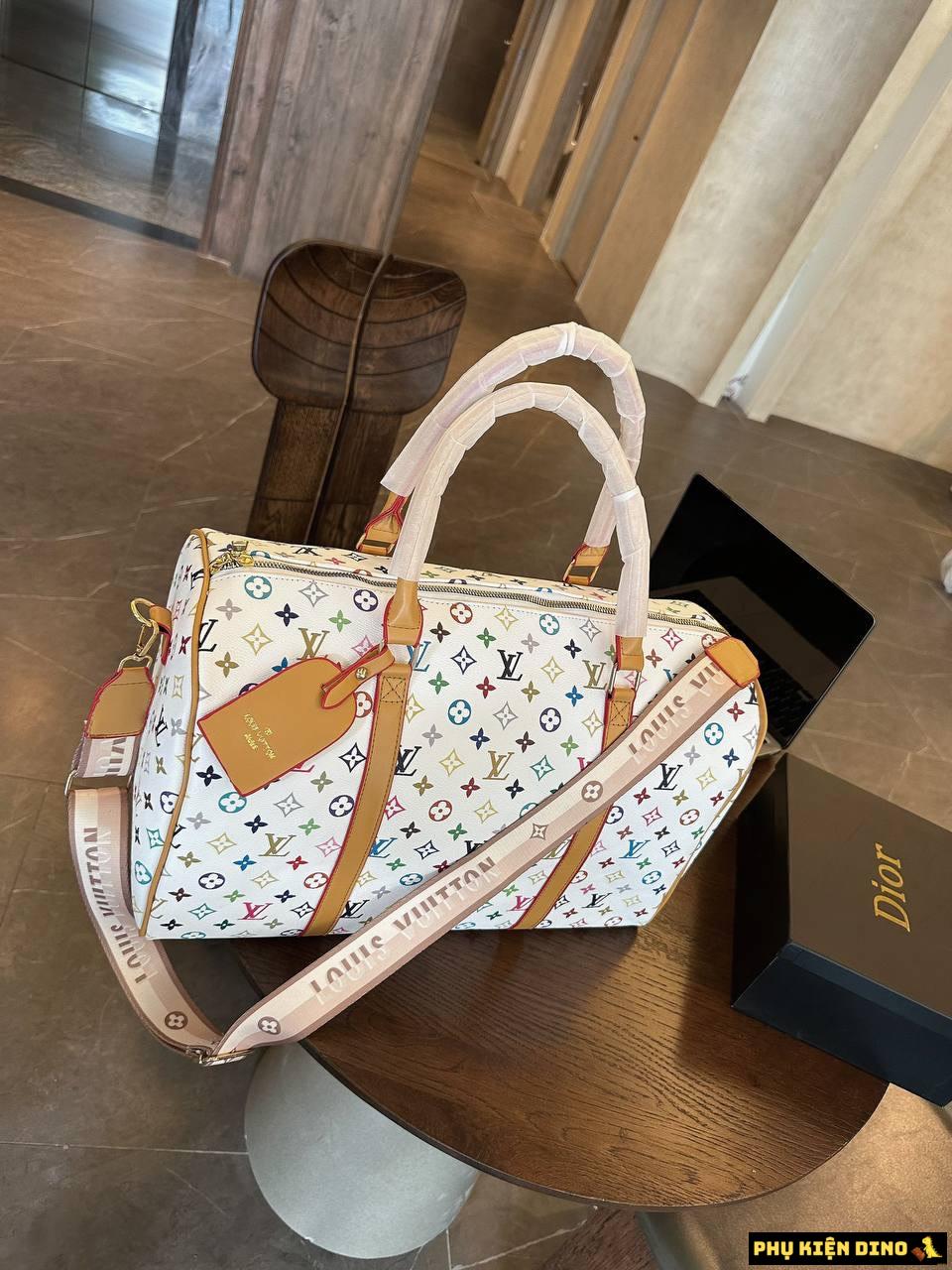 Túi Trống Louis Vuitton LV Monogram Vanilla Brown Size 50 M25233 2 Túi Trống Size to 50 Monogram Vanilla