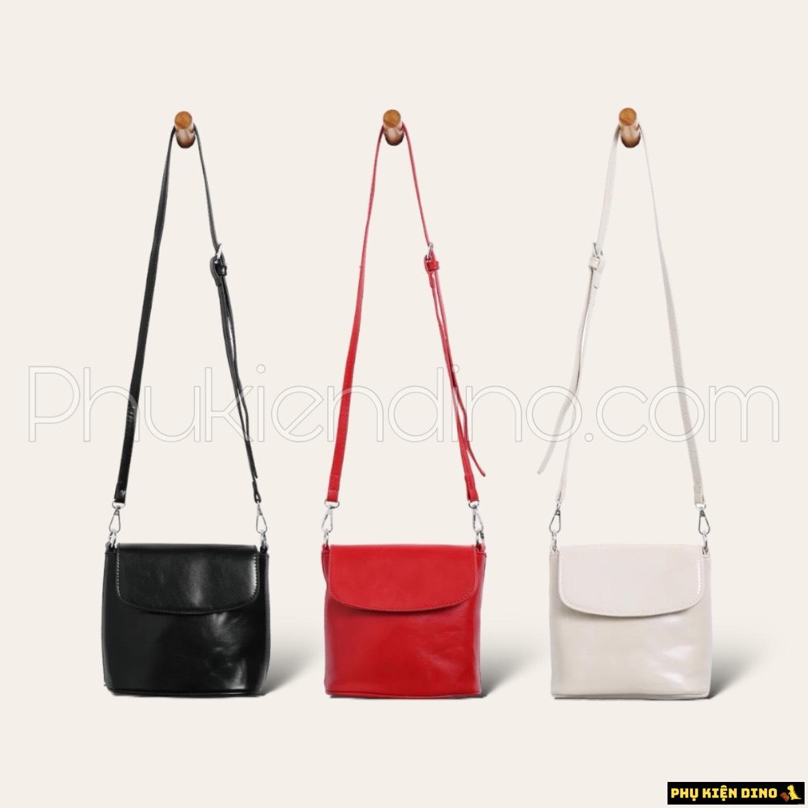 Túi Xách Nữ Charles & Keith Nắp Gập 3 Màu Trắng Đen Đỏ 1 Túi Xách Nữ Charles & Keith Nắp Gập 3 Màu Trắng Đen Đỏ