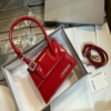Túi Jacquemus Red Le Chiquito Moyen Boucle Size 18cm Đỏ Đen 10 Túi Xách Nữ Jacquemus Red Le Chiquito Moyen Boucle Shoulder Bag Màu Đỏ