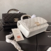 Túi Chanel Quai Kiềng 2 Màu Trắng Đen Fullbox Nam Châm 14 Túi Xách Tay Chanel Quai Kiềng Box Anm Châm