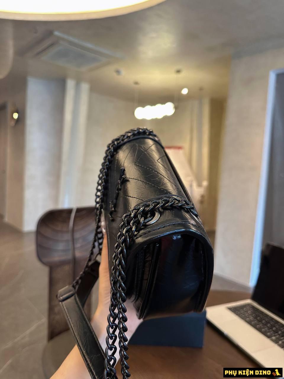 Túi Saint Laurent YSL Niki Baby Black Da Nhám Size 20 5 Túi YSL Niki Bag Black Da Nhám