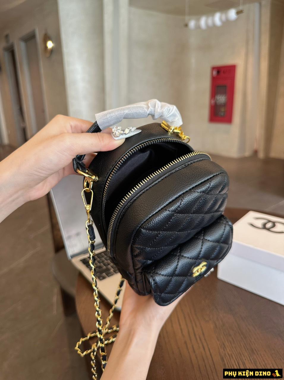 Balo Chanel Mini Màu Đen Giá Rẻ 5 Balo Chanel Mini Size