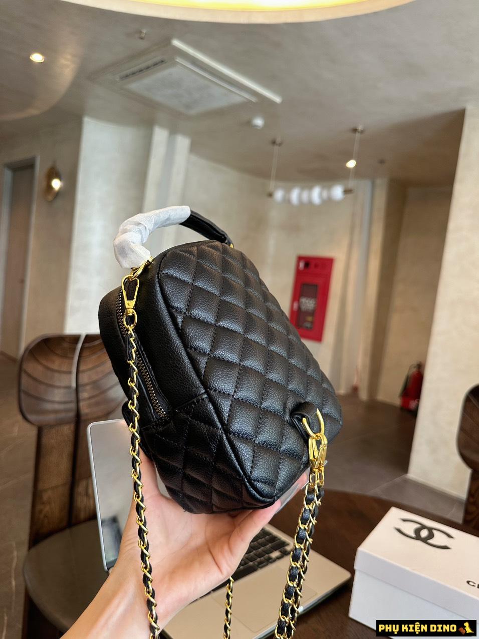 Balo Chanel Mini Màu Đen Giá Rẻ 4 Balo Chanel Mini