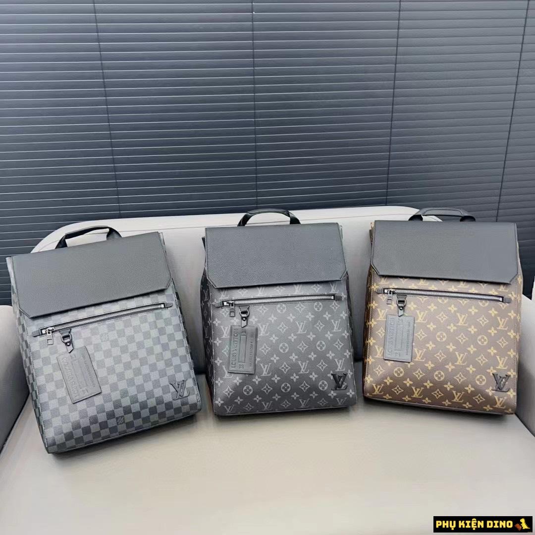 Balo Louis Vuitton Backpack Monogram 3 Màu Đen Nâu Đen Vuông 1 Balo Louis Vuitton Backpack Monogram 3 Màu Đen Nâu Đen Vuông