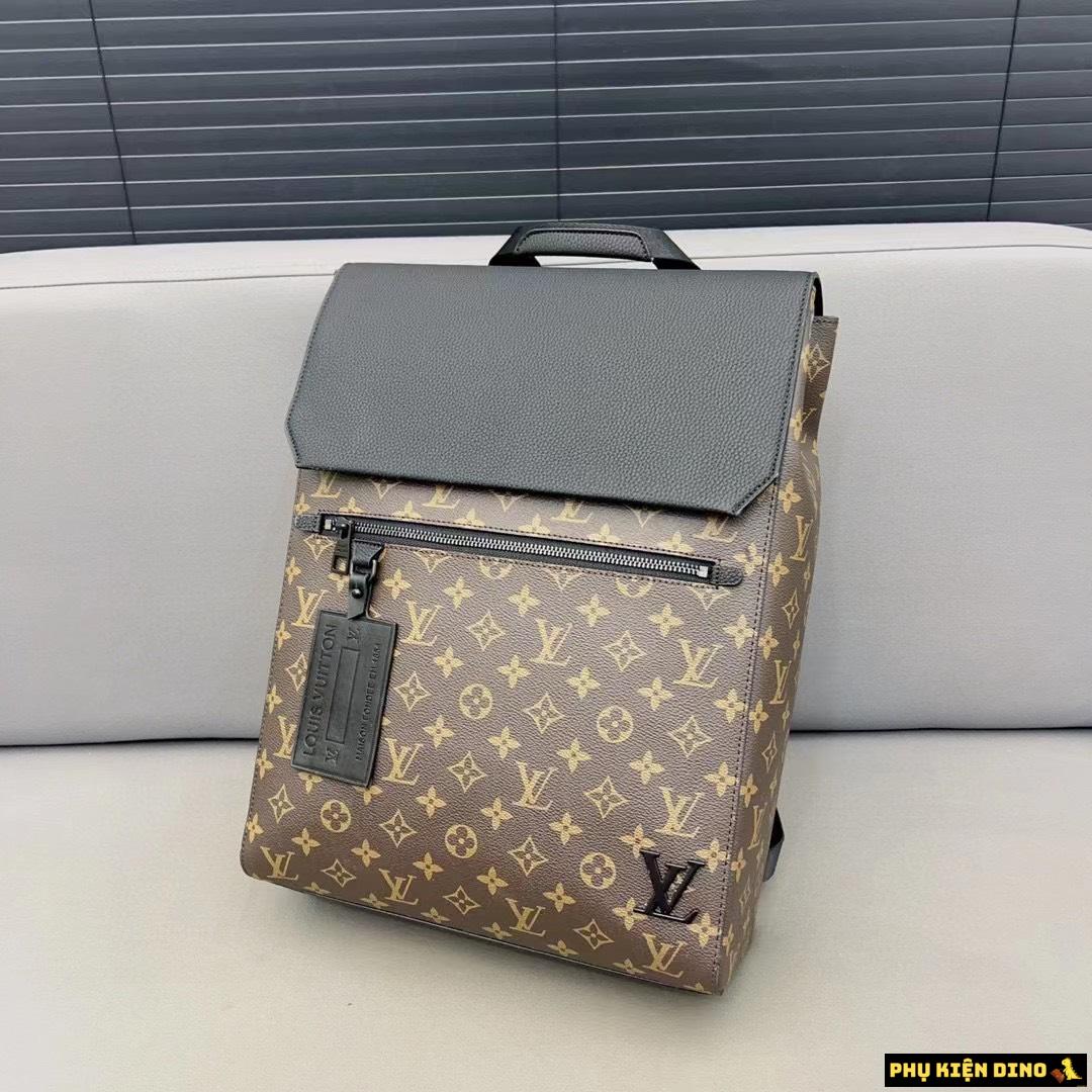 Balo Louis Vuitton Backpack Monogram 3 Màu Đen Nâu Đen Vuông 3 Balo Louis Vuitton Backpack Monogram Màu Nâu LV