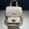 Balo Nắp Gập CNK Aubrielle Quilted White