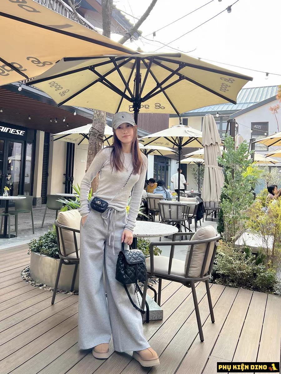 Balo Nắp Gập Charles & Keith CNK Aubrielle Quilted 3 Màu 2 Balo Nắp Gập CNK Aubrielle Quilted