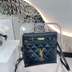 Balo Túi Xách Tay YSL dáng Công Sở Màu Đen