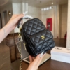 Balo Chanel Mini Màu Đen Giá Rẻ 12 Chanel Mini Phone Holder Backpack Black
