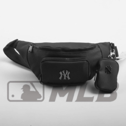 Chéo Túi Bao Tử MLB Đen