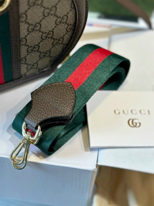 Dây Đeo Kèm Túi Gucci Ophidia GG Round Shoulder Bag