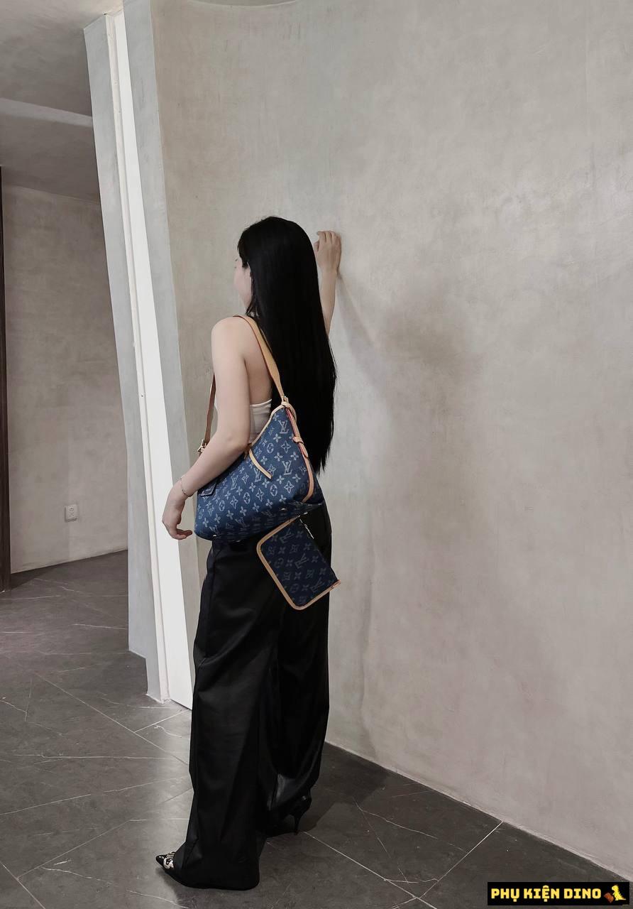 Set 2 Túi Louis Vuitton LV Xanh Denim Size 25 5 Set 2 Túi Louis Vuitton LV Xanh Denim Size 25 Like Auth