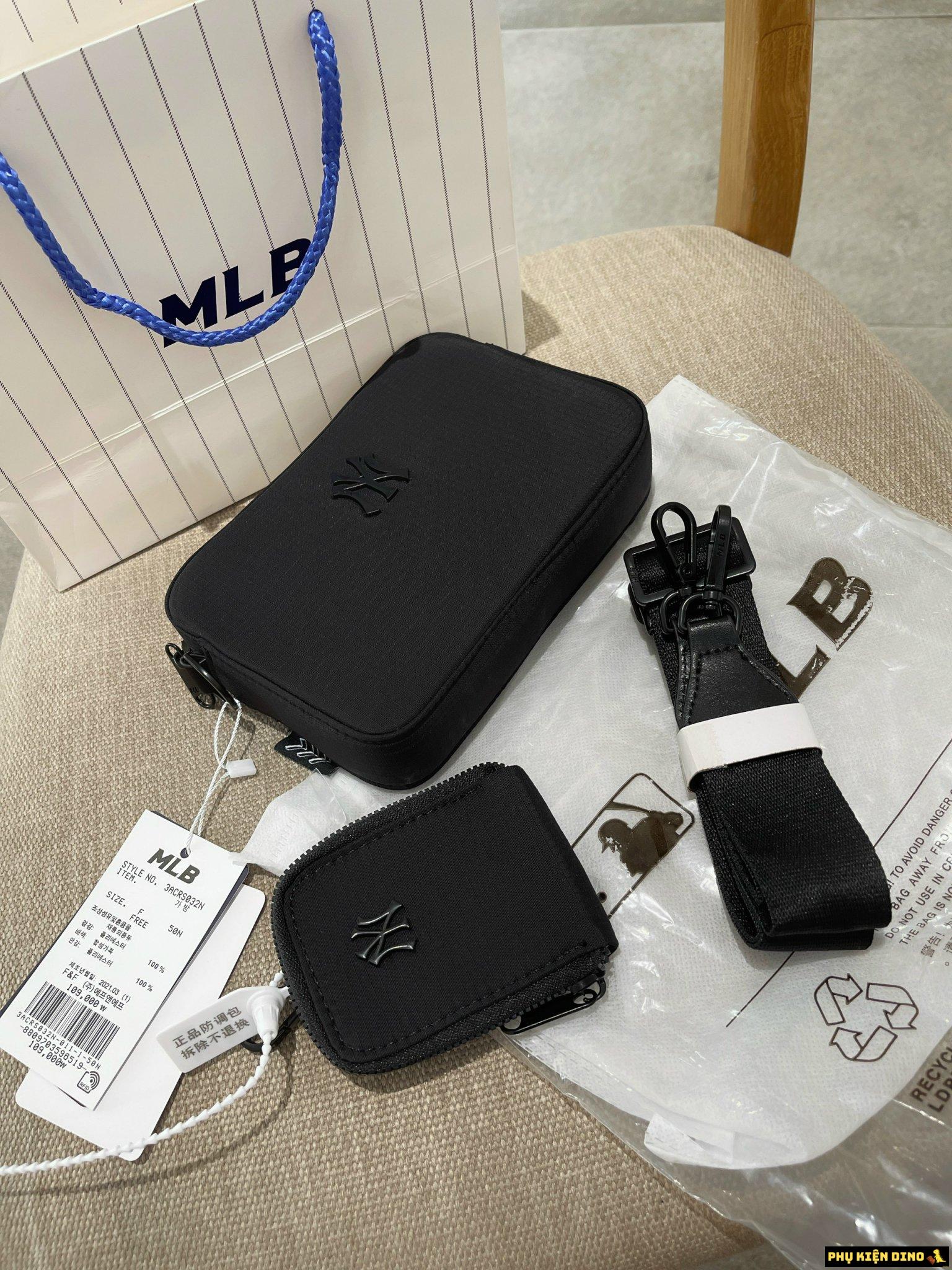 Túi Đeo Chéo MLB Ripstop Nylon NY Yankees Black 32BGDJ111-50L 6 set tui deo cheo mlb ny mau den