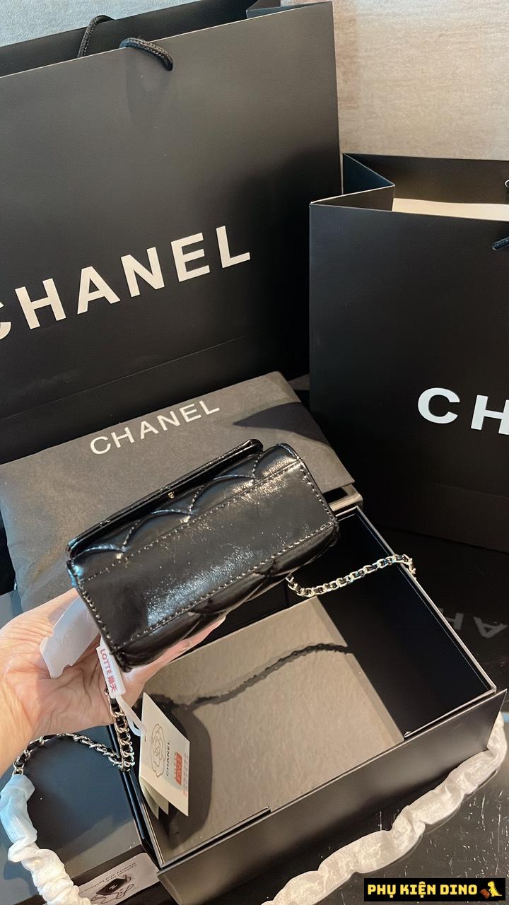 Túi Chanel Tay Cầm Dính Ngọc Mini 3 Màu Trắng Đen Hồng 11 Túi Chanel Dính Ngọc Mini