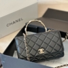 Túi Chanel Kiềng Hoa FullBox 3 Màu màu Đen