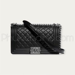 Phụ Kiện Dino - Phụ kiện thời trang thời thượng 64 Túi Chanel Ruthenium Finish Metal Black A67085-Y09953-94305