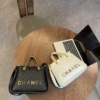Túi Chanel Công Sở Kèm Dây Size 23 Màu Trắng Đen 12 Túi Chanel Size 23 Black White