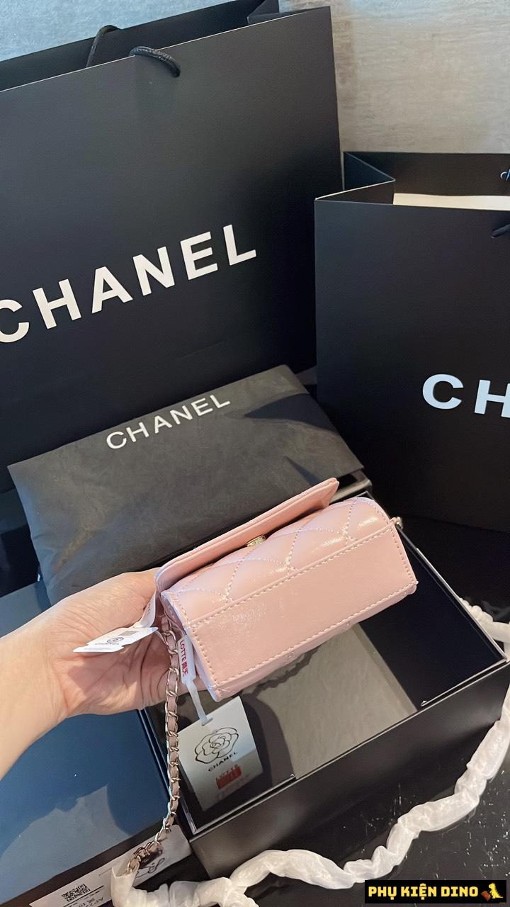 Túi Chanel Tay Cầm Dính Ngọc Mini 3 Màu Trắng Đen Hồng 12 Túi Chanel Tay Cầm Dính Ngọc