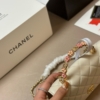 Túi Chanel Kiềng Hoa FullBox 3 Màu Trắng Đen Hồng 14 Túi Chanel Tay Cầm Hoa Màu Trắng