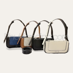 Phụ Kiện Dino - Phụ kiện thời trang thời thượng 52 Túi Charles & Keith CNK Daylla Shoulder Bag 4 Màu Nâu Đen Denim Trắng