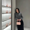 Túi Charles & Keith CNK Tote Phom Chữ Nhật Perline Elongated 13 Túi Charles & Keith CNK Tote Form Chữ Nhật màu Hồng