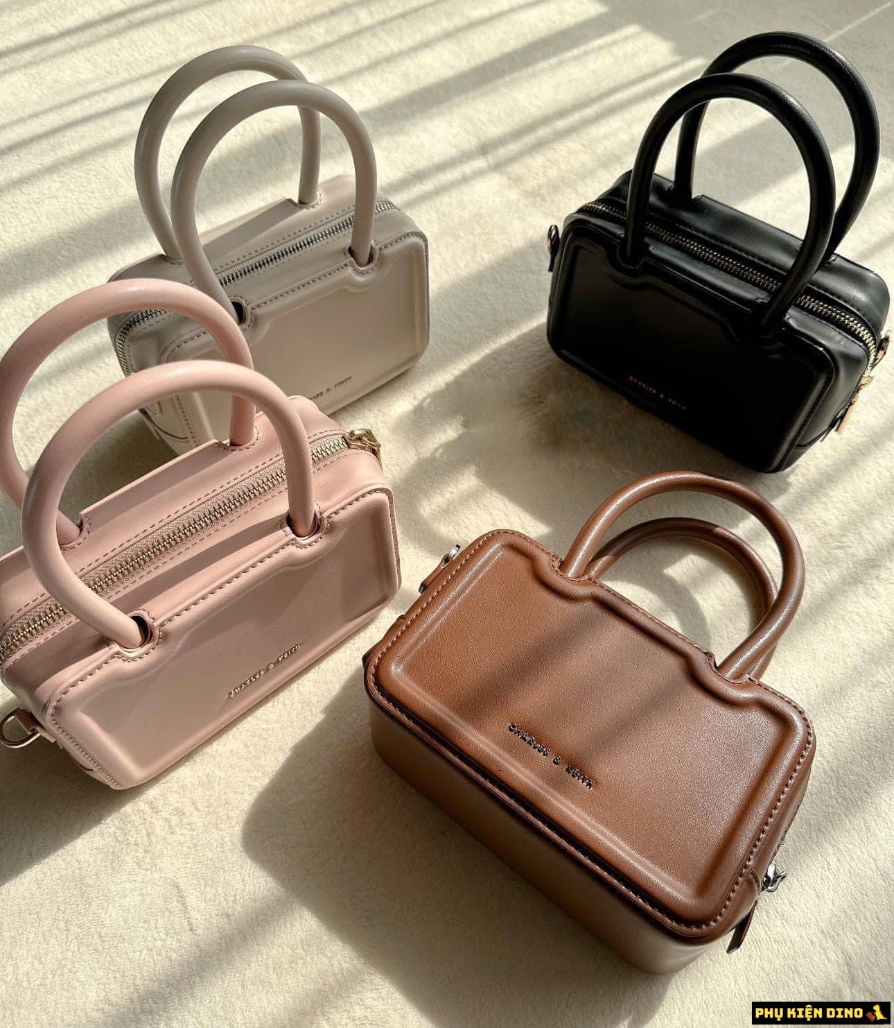 Túi Charles & Keith CNK Tote Phom Chữ Nhật Perline Elongated 2 Túi Charles & Keith CNK Tote Phom Chữ Nhật Perline Elongated Siêu Xinh