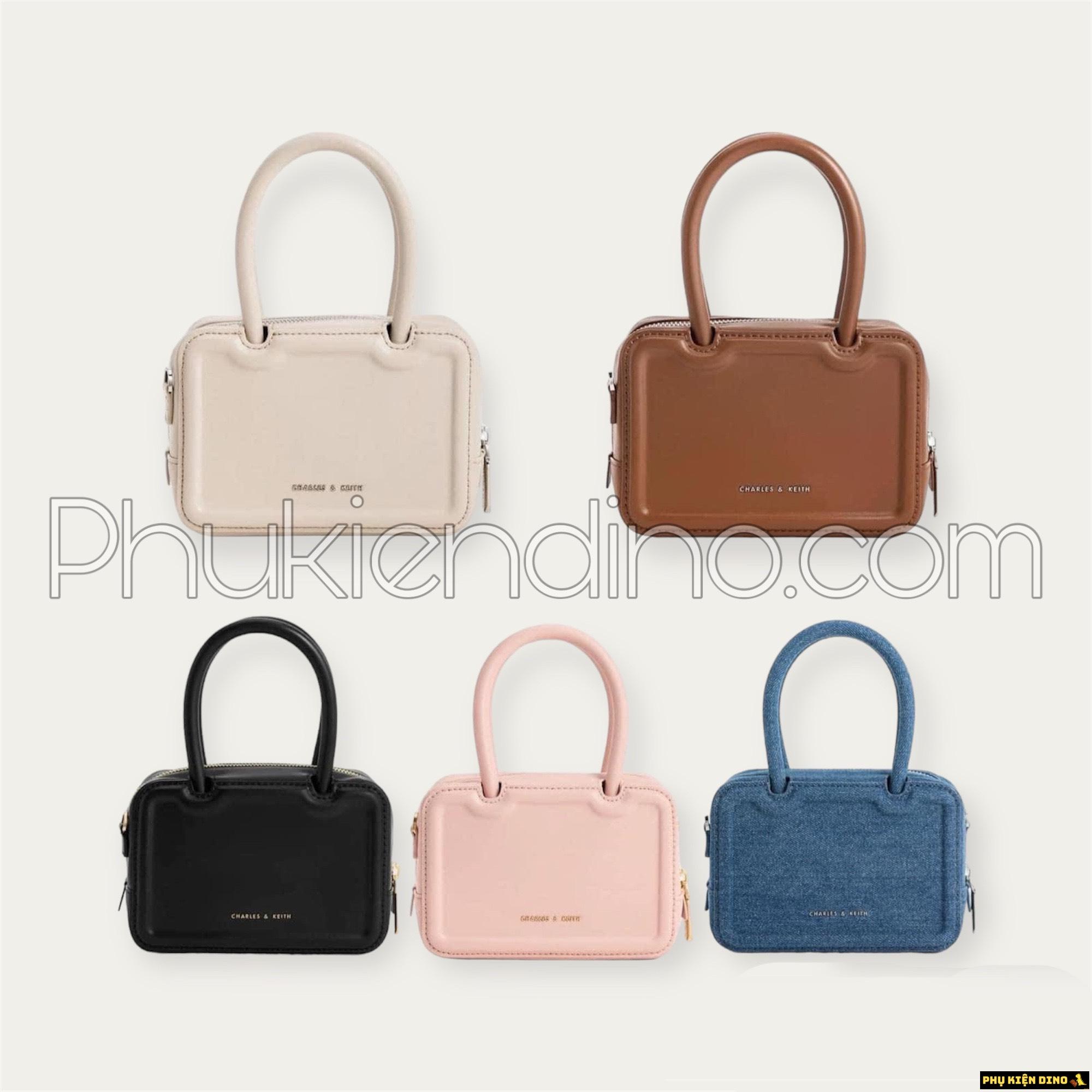 Túi Charles & Keith CNK Tote Phom Chữ Nhật Perline Elongated 1 Túi Charles & Keith CNK Tote Phom Chữ Nhật Perline Elongated
