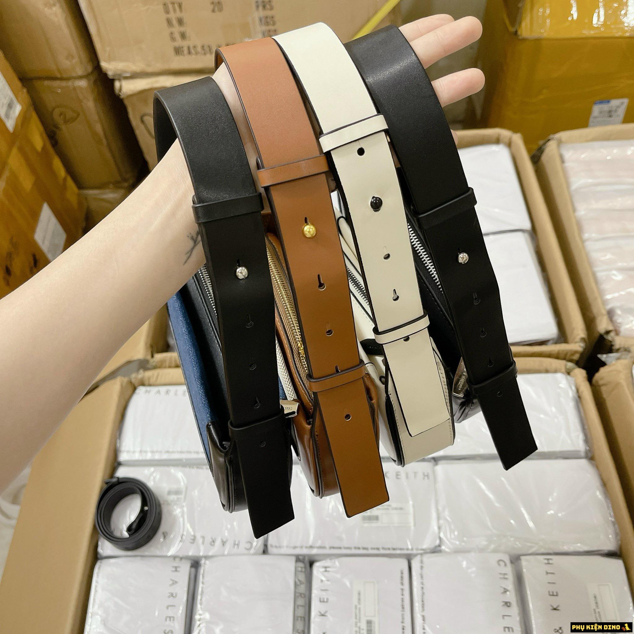 Túi Charles & Keith CNK Daylla Shoulder Bag 4 Màu Nâu Đen Denim Trắng 9 Túi Charles & Keith Daylla