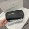 Túi Charles & Keith CNK Petra Asymmetrical Front Flap Bag 22 Túi CK Petra Asymmetrical Black Màu Đen