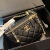 Túi Đeo Chéo Túi Cốp Chanel Vanity With Chain Màu Đen Size 17 Và Size 13 34 Túi Cốp Chanel Chain Màu Đen Size 17