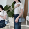 Túi Cốp Chanel Hoa Hồng Màu Xanh Denim Size 20 10 Túi Cốp Chanel Hoa Hồng Màu Xanh Denim Size 20