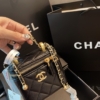 Túi Đeo Chéo Túi Cốp Chanel Vanity With Chain Màu Đen Size 17 Và Size 13 30 Túi Cốp Chanel Vanity With Chain Màu Đen Size 13