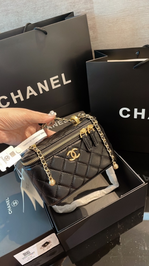 Túi Cốp Chanel Vanity With Chain Size 17