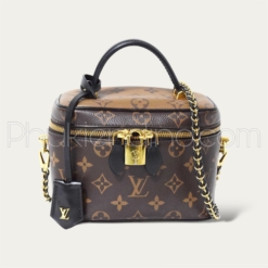 Túi Cốp Louis Vuitton LV Clutch Dáng Hộp Màu Nâu