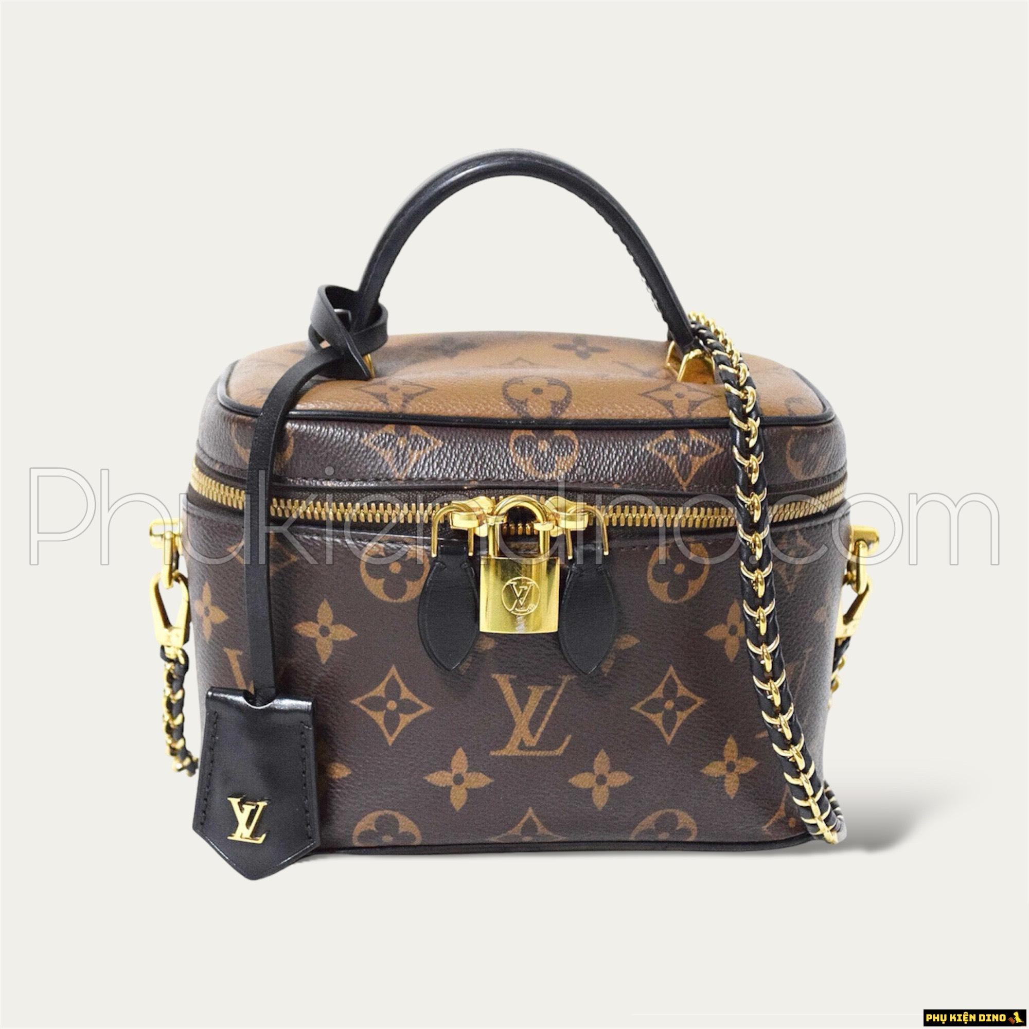 Túi Cốp Louis Vuitton LV Clutch Dáng Hộp Màu Nâu 1 tui cop louis vuitton lv clutch dang hop mau nau