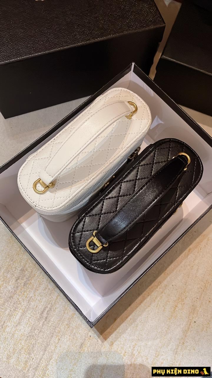 Túi Cốp Saint Laurent Paris Gaby Shoulder Bag Màu Đen Trắng 7 Túi Cốp YSL Saint Laurent Black White