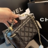 Túi Đeo Chéo Túi Cốp Chanel Vanity With Chain Màu Đen Size 17 Và Size 13 24 Túi Đeo Chéo Chanel Vanity With Chain Black Size 17