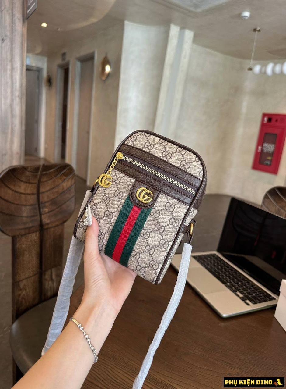 Túi Đeo Chéo Gucci GC Ophidia GG Shoulder Bag Size 19 3 Túi Đeo Chéo Gucci GC Đựng Điện Thoại