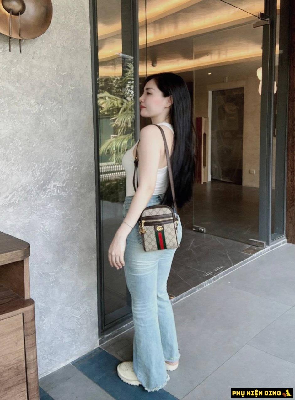 Túi Đeo Chéo Gucci GC Ophidia GG Shoulder Bag Size 19 8 Túi Đeo Chéo Gucci GC Ophidia GG Shoulder Bag