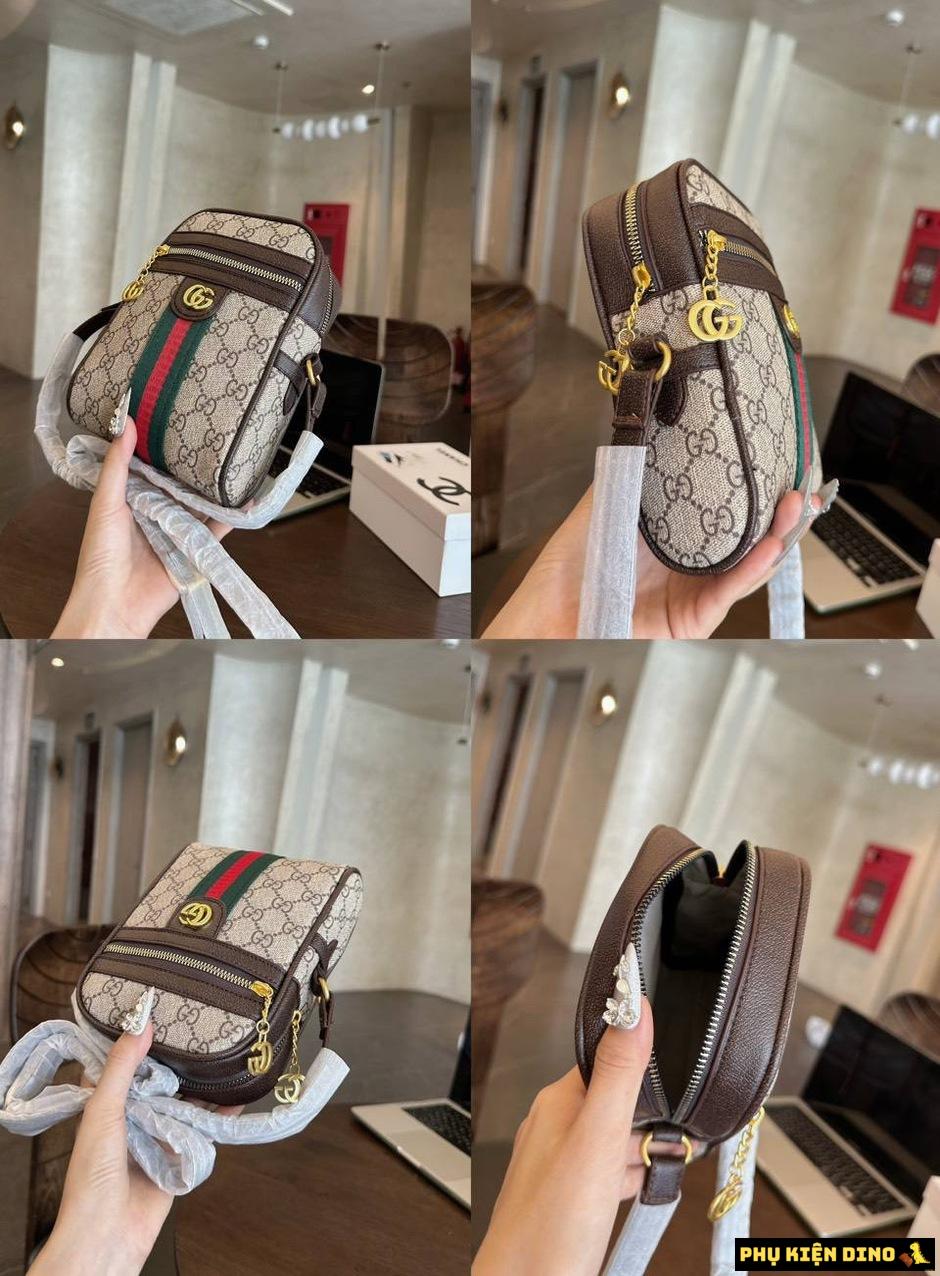Túi Đeo Chéo Gucci GC Ophidia GG Shoulder Bag Size 19 1 Túi Đeo Chéo Gucci GC Ophidia GG